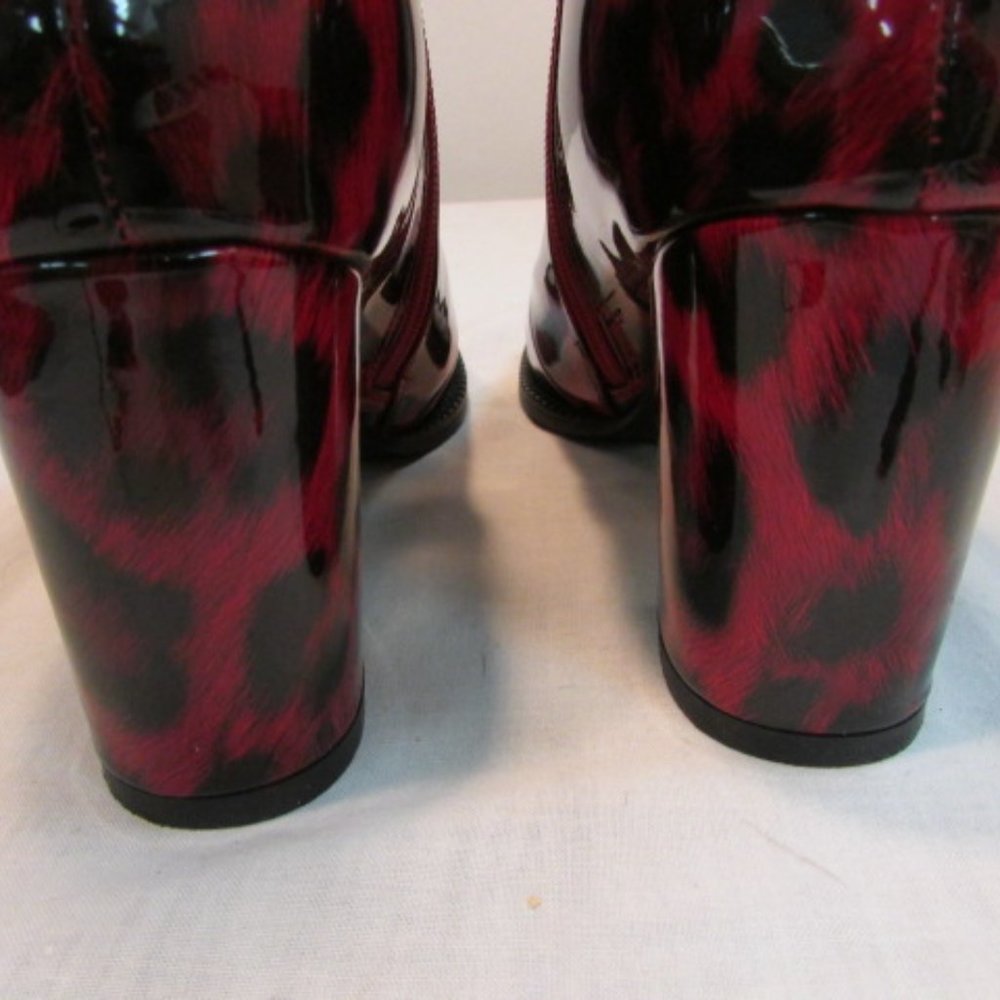 Ninety Union Milano Red Ankle Booties - Picture 9 of 12